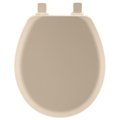 Keen Round Wound Toilet Seat; Beige KE584573